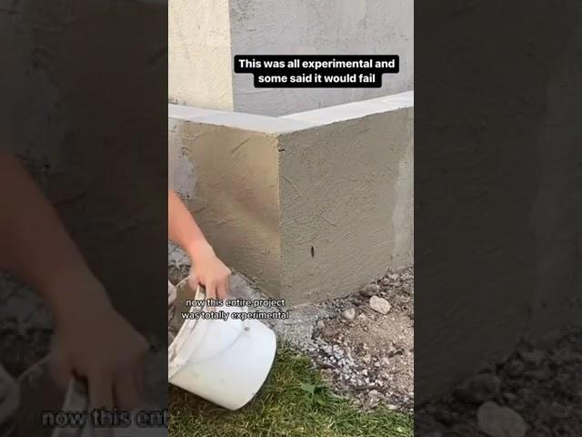 DIY Concrete Raised Bed