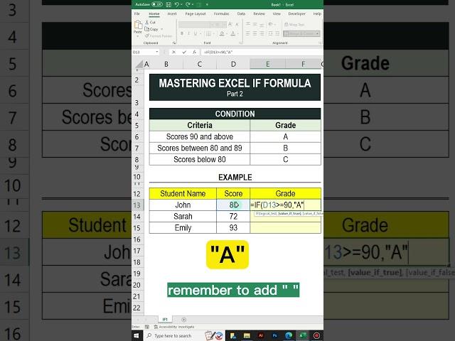 IF FORMULA PART 2