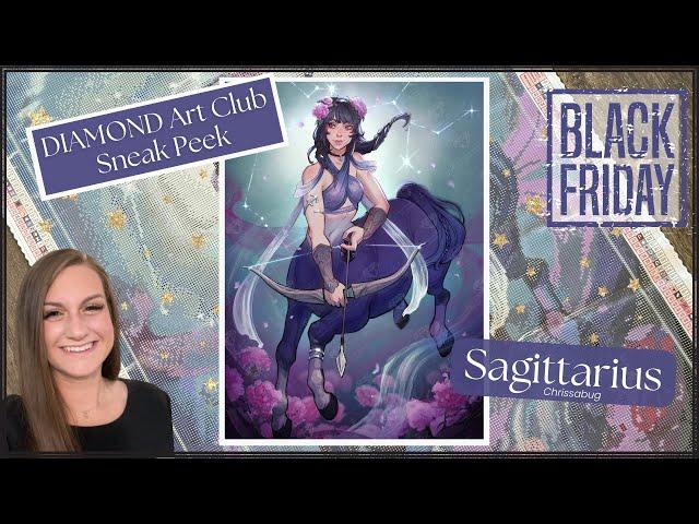 Diamond Art Club Black Friday Sneak Peek! “Sagittarius” by Chrissabug ️