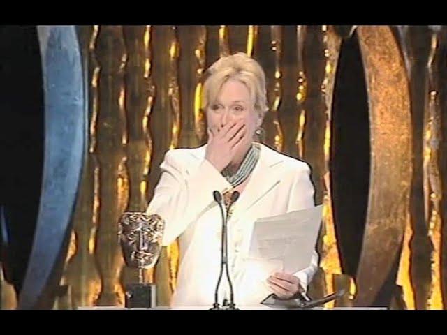 Meryl Streep reads Charlie Kaufman's acceptance speech for Adaptation