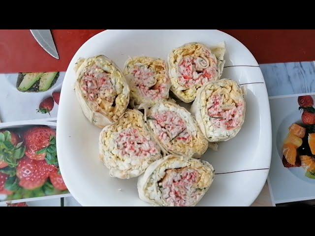 Закуска из лаваша.Что приготовить из лаваша.