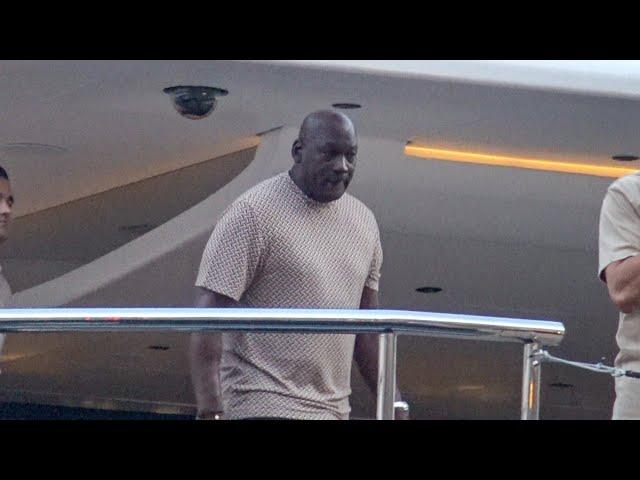 Best NBA Player MICHAEL JORDAN Arriving Monaco in his +120M€ Mega Yatch!!