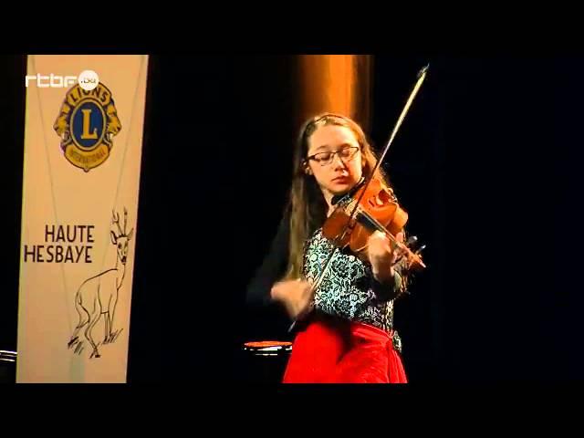 International Grumiaux Violin Competition 2016 Veronika Mona Bogic - de Falla - Danse Espagnole