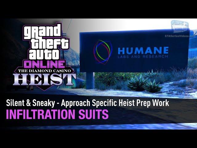 GTA Online The Diamond Casino Heist - Heist Prep: Infiltration Suits [Silent & Sneaky - Solo]