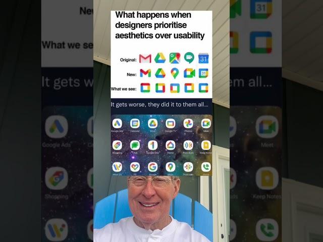 What Happens When Designers Prioritize Aesthetics Over Usability. (grandpa)