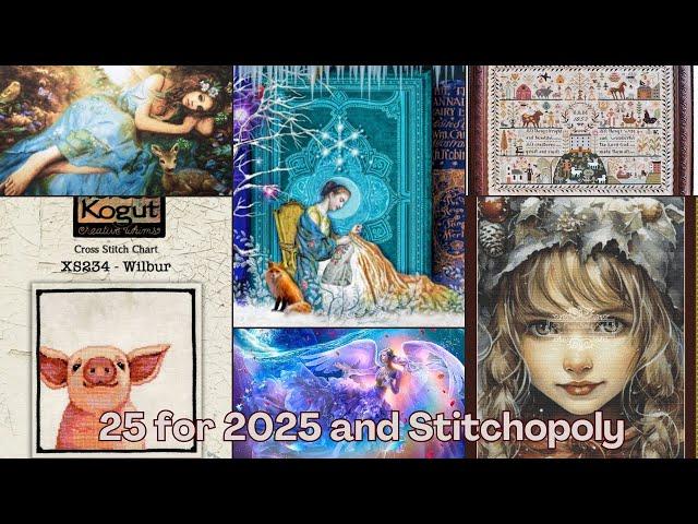 Flosstube Extra | 25 for 2025 Plans and Stitchopoly