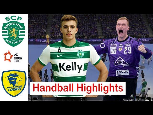 Sporting CP Vs Rhein-Neckar Löwen handball Highlights | Quarter-finals | EHF European League 2024