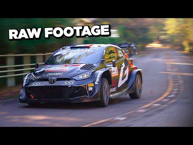 CRAZY Tire Warm-up WRC Rally Japan 2024 [4K 50fps]