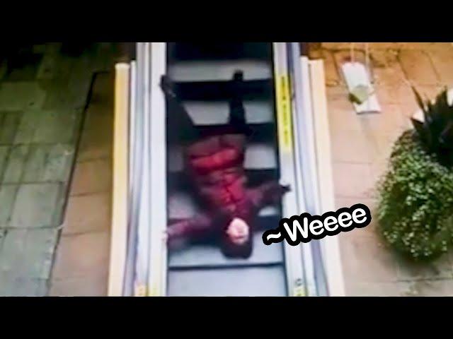 Daily Dose of Funny Escalator Fails