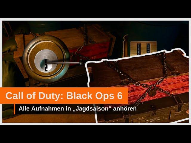 Call of Duty: Black Ops 6 – Alle AUFNAHMEN in der Jagdsaison