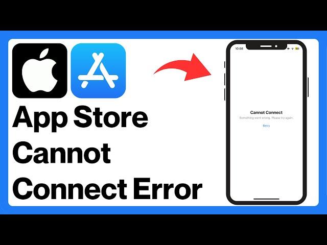 How to Fix App Store Cannot Connect on iPhone! (2024)