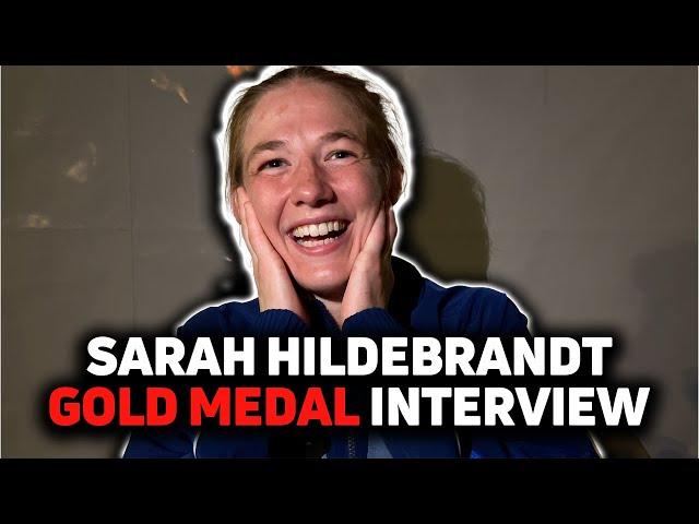 Sarah Hildebrandt Exclusive Interview After Winning Olympic Gold