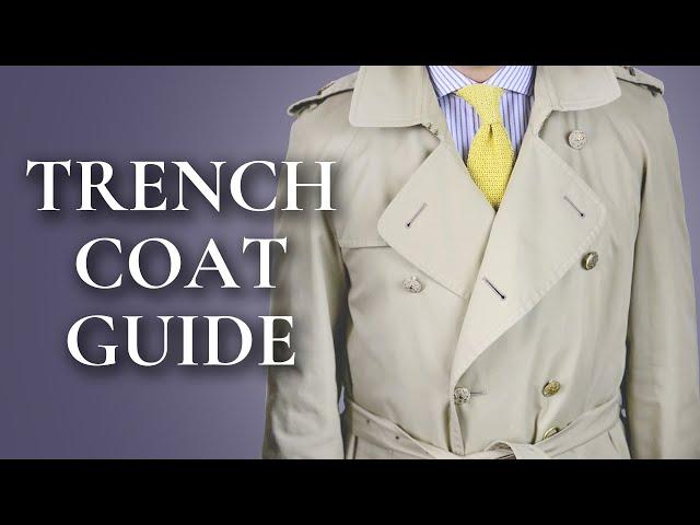 Trench Coat Guide - How To Wear & Buy A Burberry or Aquascutum Trenchcoat