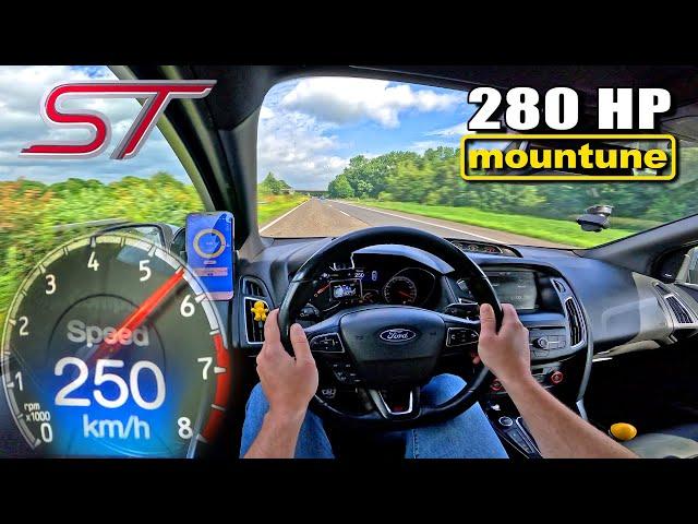 FORD FOCUS ST MK3.5 MOUNTUNE // 100-200 MILLTEK EXHAUST & AUTOBAHN!