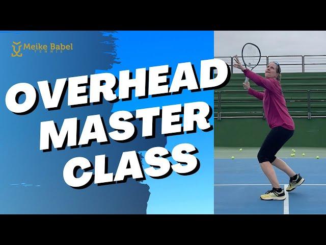 How to get to EVERY tennis overhead - Footwork Masterclass