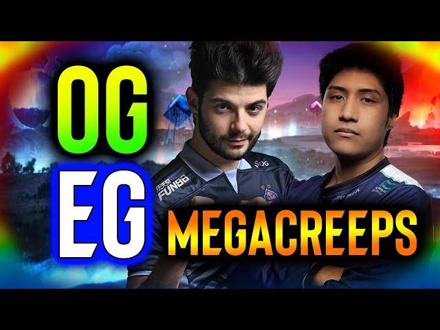 OG vs EG - AMAZING MEGACREEPS GAME - DREAMLEAGUE S21 DOTA 2