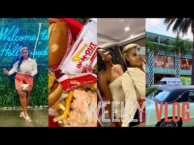 VLOG: GIRLS TRIP TO LA! | LIT NIGHTS & HOLLYWOOD SIGHTS | GOOD FOOD & MORE !