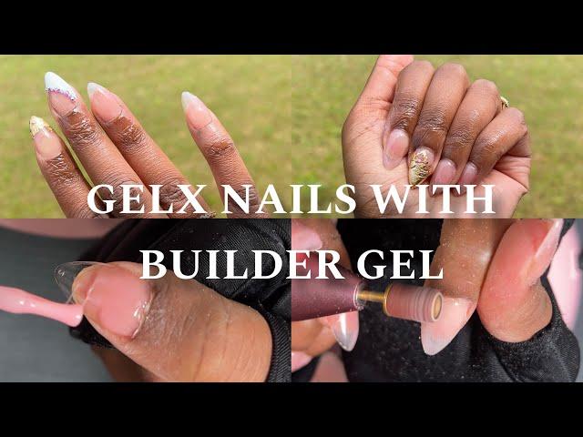 EASY GEL X TUTORIAL USING BUILDER GEL FOR APEX| IS IT STRONGER THAN POLY GEL?