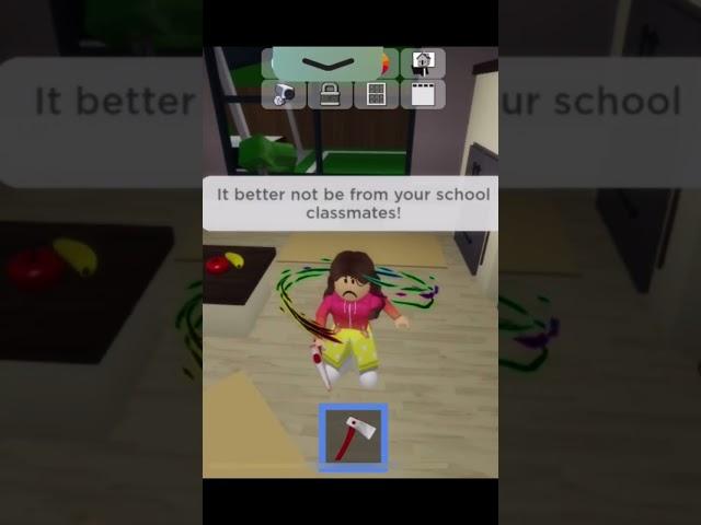 Mom asking son where does he gets his comebacks from #roblox#shorts#brookhaven