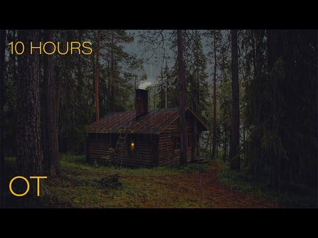 Thunderstorm in the Woods | Soothing Thunder & Rain Sounds For Sleeping| Relaxation| Study| 10 Hours