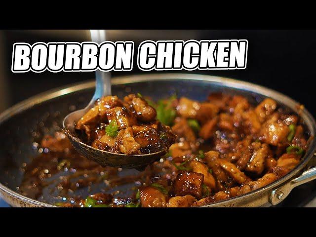 Mall Memories at Home: Spicy Bourbon Chicken Recipe!