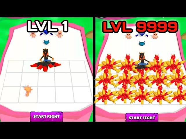 Merge Super Monster Fight  Unlock All Level Monster Like Merge Master Blue Monster Android Gameplay