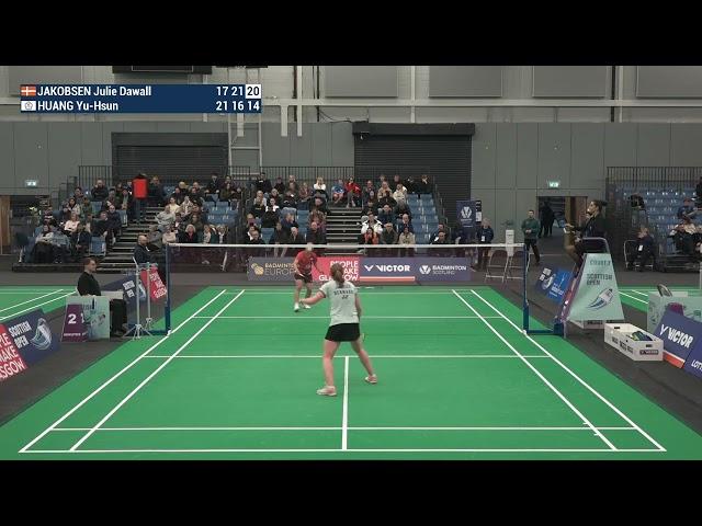 Match point - Julie Dawall Jakobsen vs Huang Yu-Hsun - WS, SF - Scottish Open 2024