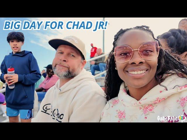 BIG DAY FOR CHAD JR!