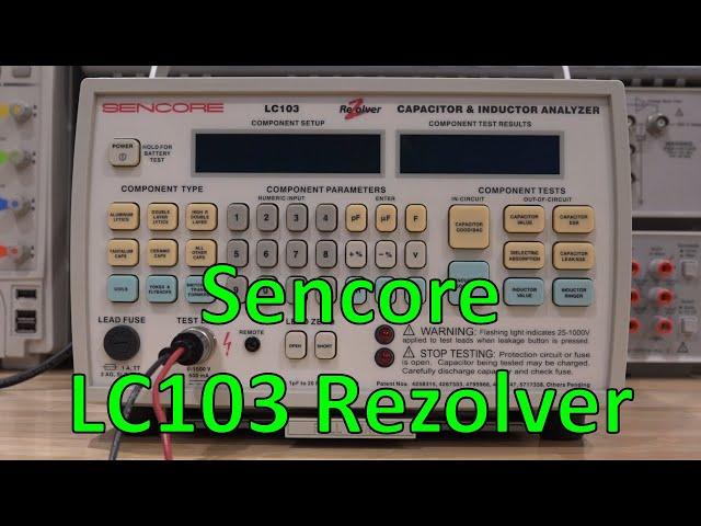 TNP #17 - Teardown, Upgrade & Experiments with Sencore LC103 Rezolver Capacitor & Inductor Analyzer