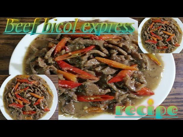 How to cook beef bicol express recice / #henryabagvlog