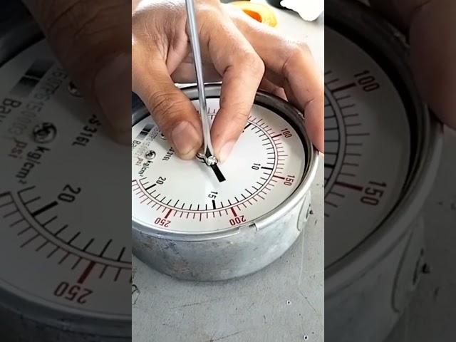 Pressure Gauge Zeroing Pointer