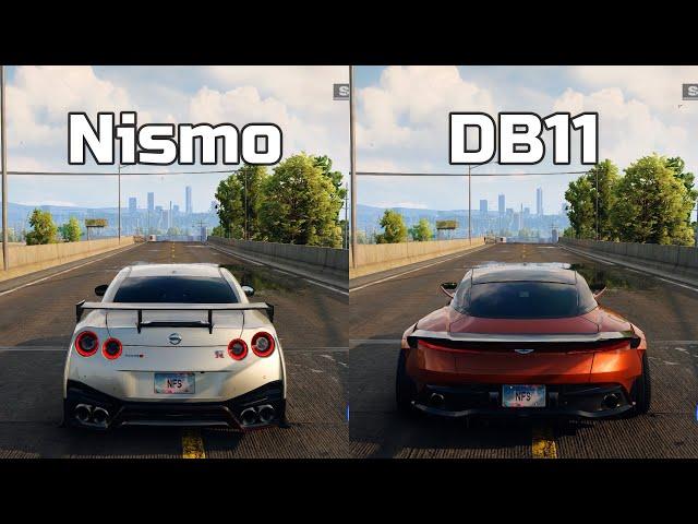 NFS Unbound: Nissan GTR Nismo vs Aston Martin DB11 - WHICH IS FASTEST (Drag Race)