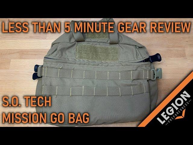 S.O. Tech Mission Go Bag Review and Talk Through - (LT5MGR)