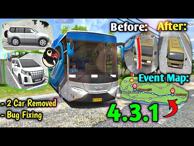 New Update 4.3.1! - Added New Banner and Removed Cars in Bus Simulator Indonesia  | Bus Gameplay