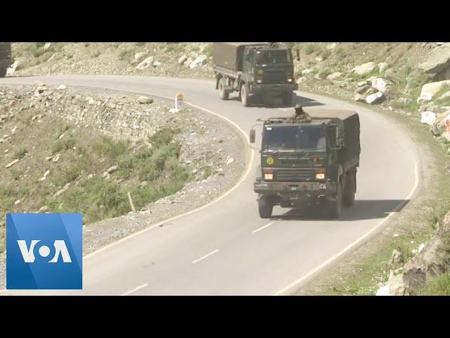 Military Activity on Key Highway in Indian-Controlled Kashmir