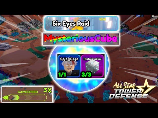 Speed Run New Six Eyes Raid | 3 Units Solo Gameplay | Roblox All Star Tower Defense