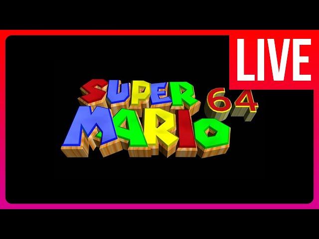 LIVE  Super Mario 64 Speedrun