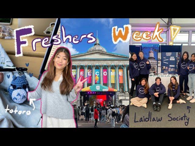 UCL freshers week vlog + advice ️