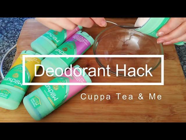 No more wasted Deodorant - Frugal Life Hack