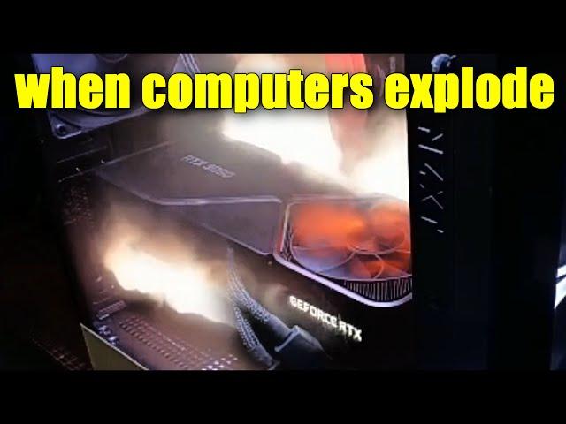 Computer Explodes! Top PC explosions caught on camera!