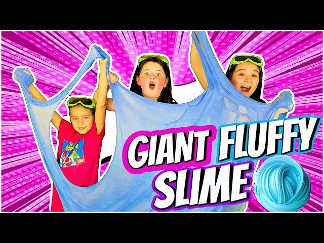 How to Make the BIGGEST FLUFFY SLIME!