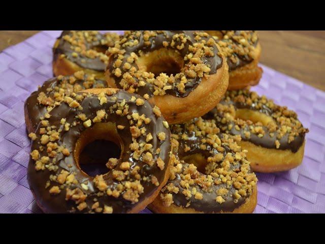 Gefüllte Schoko Donuts selber machen | Backanleitung | Kanal-ELF Rezept #114