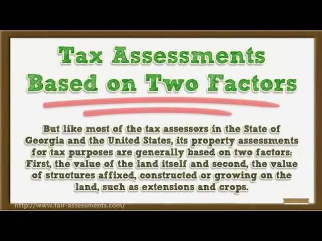 Property Tax Assessment and the Fulton County Tax Assessors 101 Atlanta, Georgia 404-618-0355