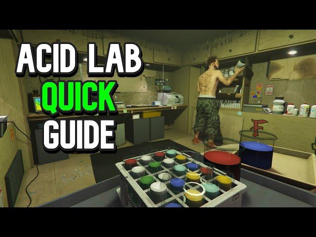 Gta 5 Acid Lab Guide - How to Make Money with Acid Lab