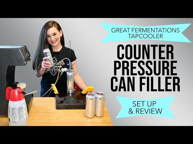 Counter Pressure Beer Can Filling with Great Fermentation's Tapcooler system