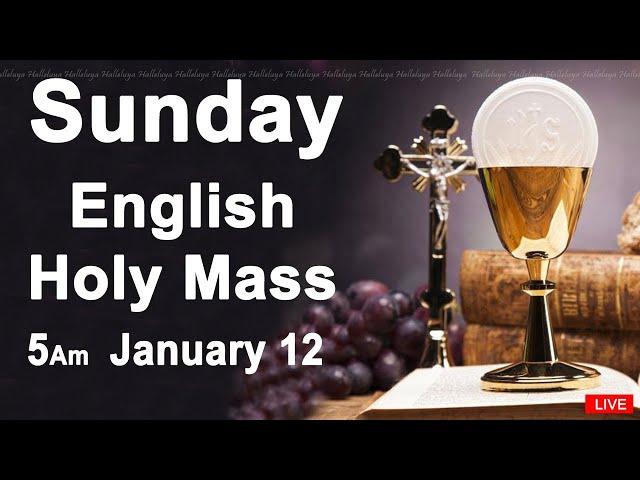 Catholic Mass Today I Daily Holy Mass I Sunday January 12 2025 I English Holy Mass I 5.00 AM