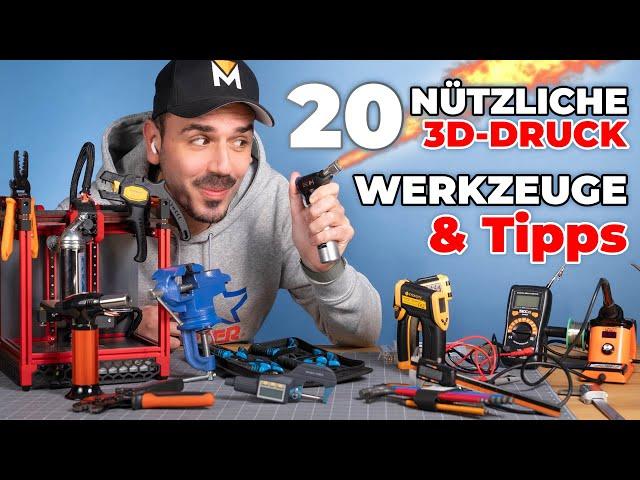 3D Drucker WERKZEUGE | 20 nützliche Zubehör TIPPS für Anfänger & Profis!