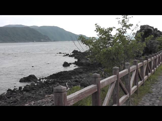 桜島 南西部 溶岩なぎさ遊歩道 遊歩百選 2015年04月29日 Vocano Sakurajima