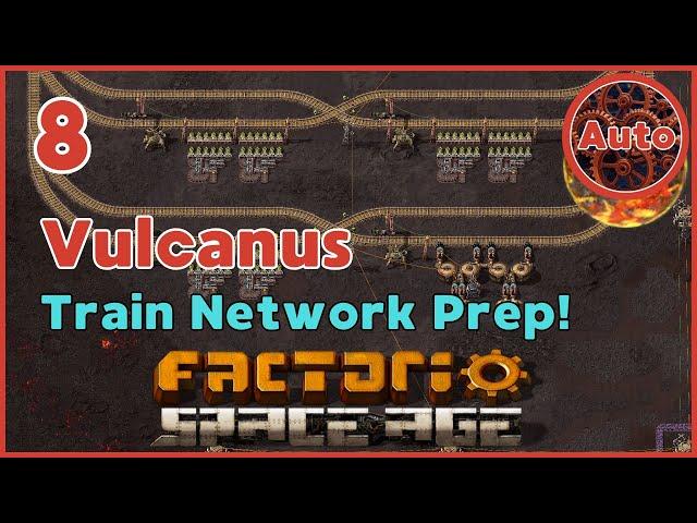 Building a New Train Hub and Relocating Our Base | Factorio Space Age Guide | #8