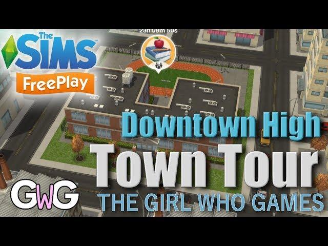 The Sims Freeplay- Downtown High